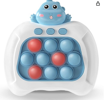 HLXY Fast Push Bubble Game for Kids & Adults, Version 2, Pop Light Up It Game Fidget Toy Handheld Game, for 8-12 Year Old Boys & Girls Sensory Toys for Autistic Children